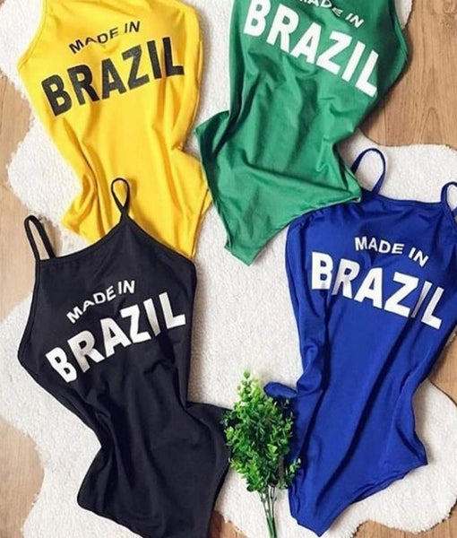 Body Made in Brazil - Amarelo